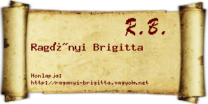 Ragányi Brigitta névjegykártya